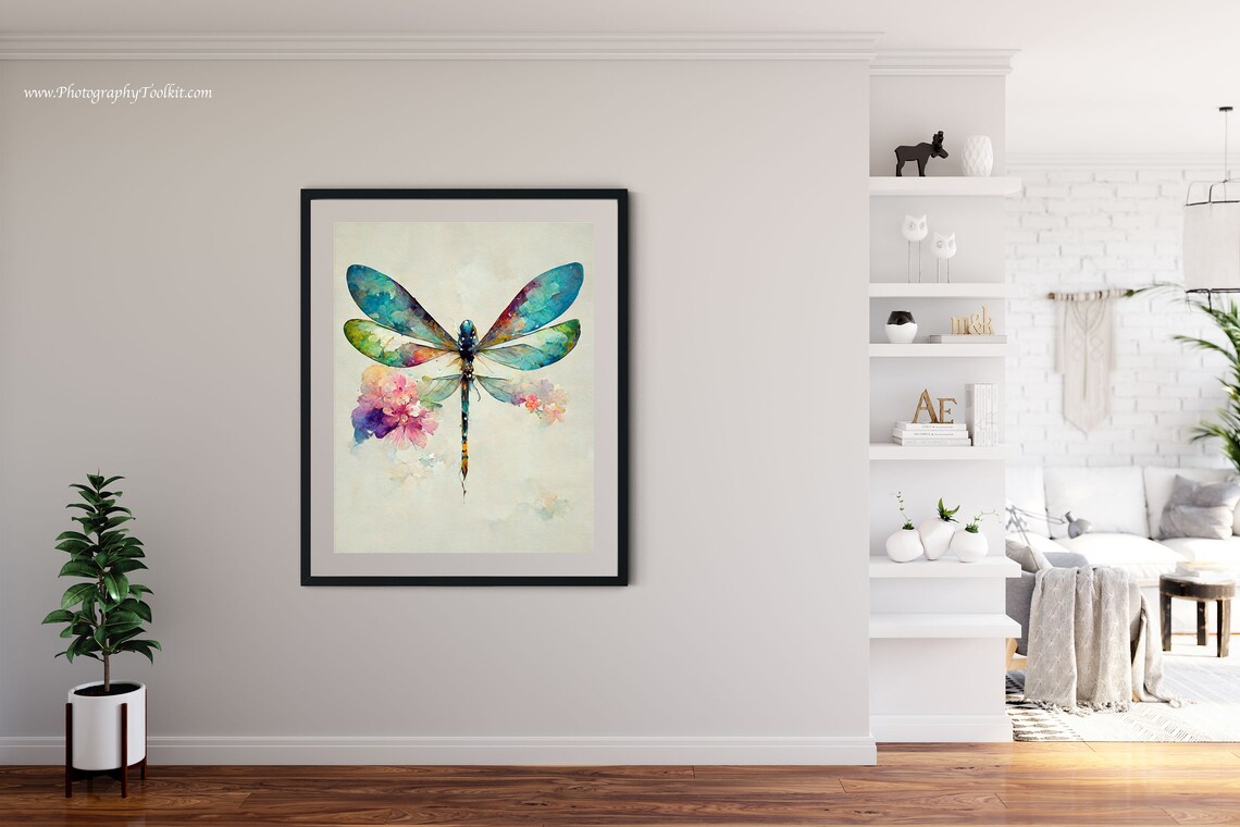Dragonfly Nursery Wall Art Print, Girls Room Decor - Image 4