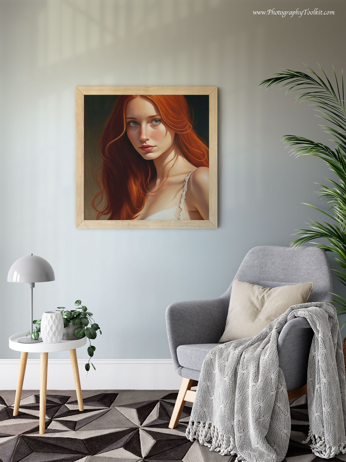 Vintage Woman Portrait Art Print, Lady Portrait - Image 6