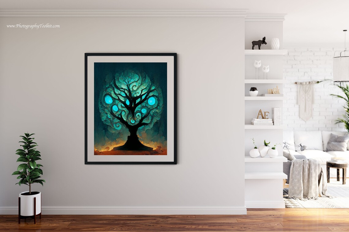Tree Of Life Spiritual Botanical Art Print - Image 4
