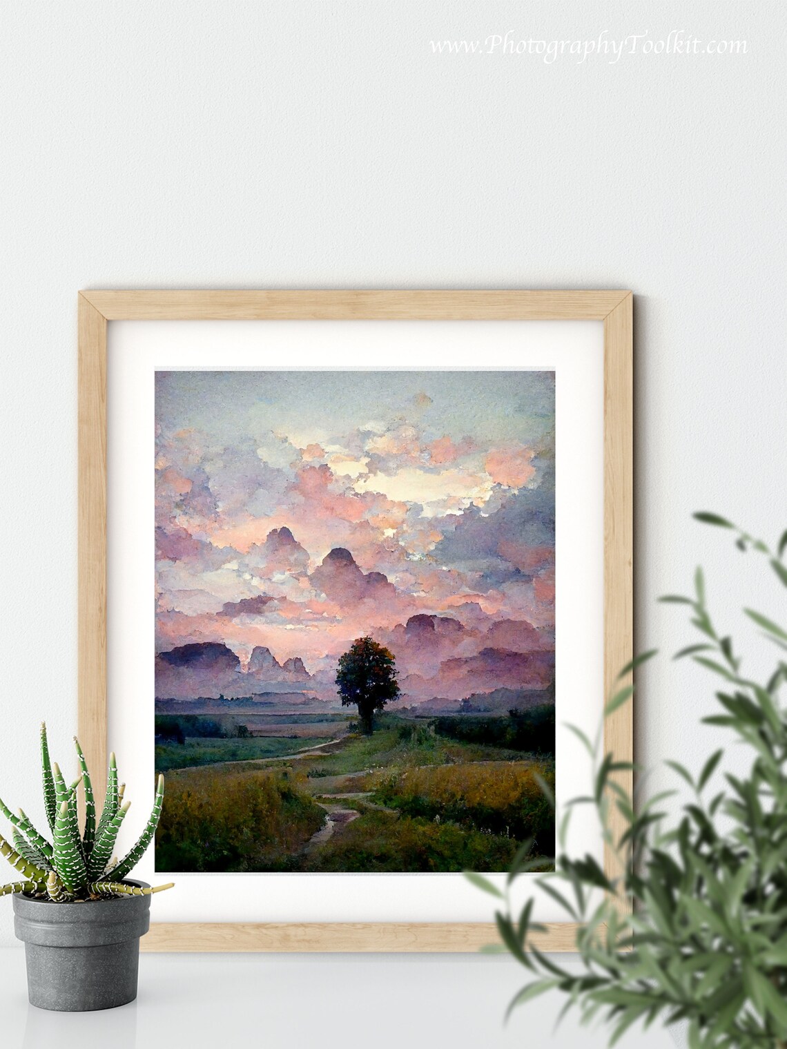 Winter Forest Landscape, Watercolor Art Print - Image 5