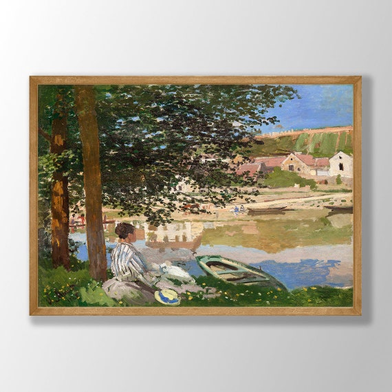 Claude Monet Art Print Paintings Wall Nouveau Prints Exhibition Farmhouse Decor Modern Home