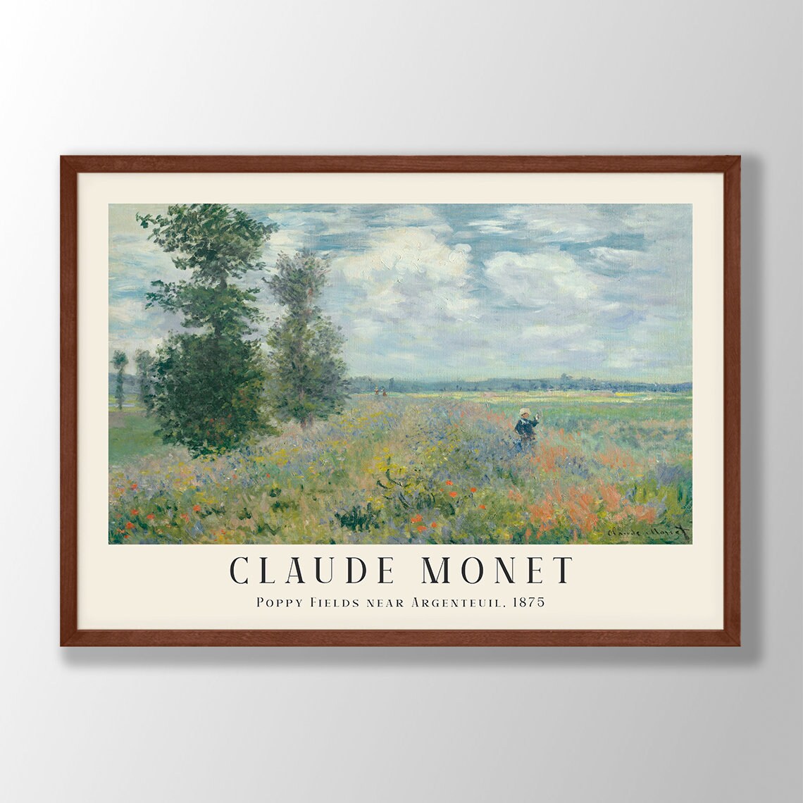 Claude Monet Art Print, Farmhouse Decor