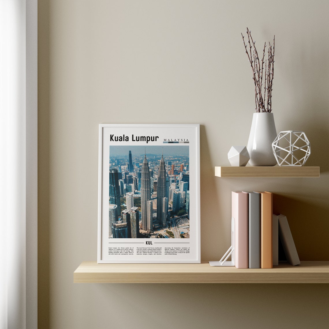 Kuala Lumpur Poster Kuala Lumpur Print Kuala Lumpur Wall Art Asia Print Asia Poster Asia Photo Minimal Travel Poster - Image 3