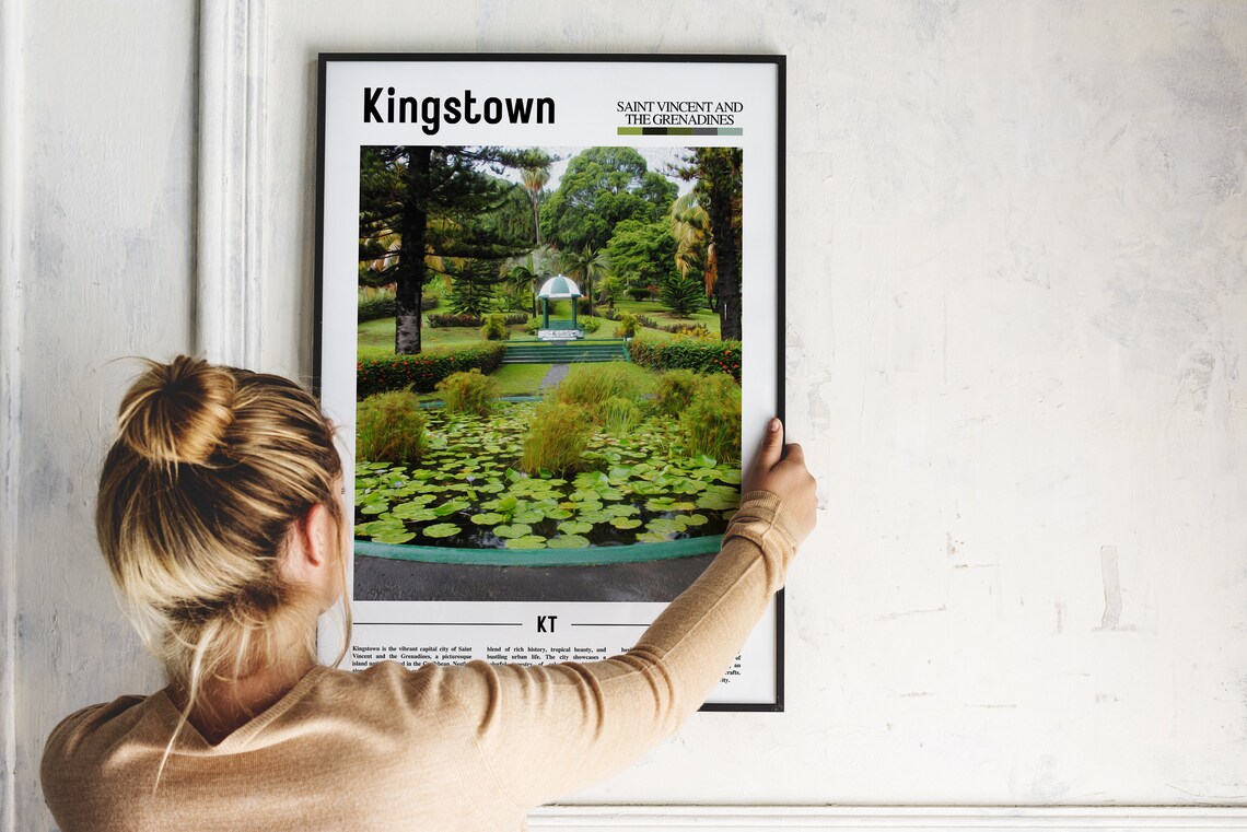 Kingstown Travel Poster, Caribbean Photo - Image 5