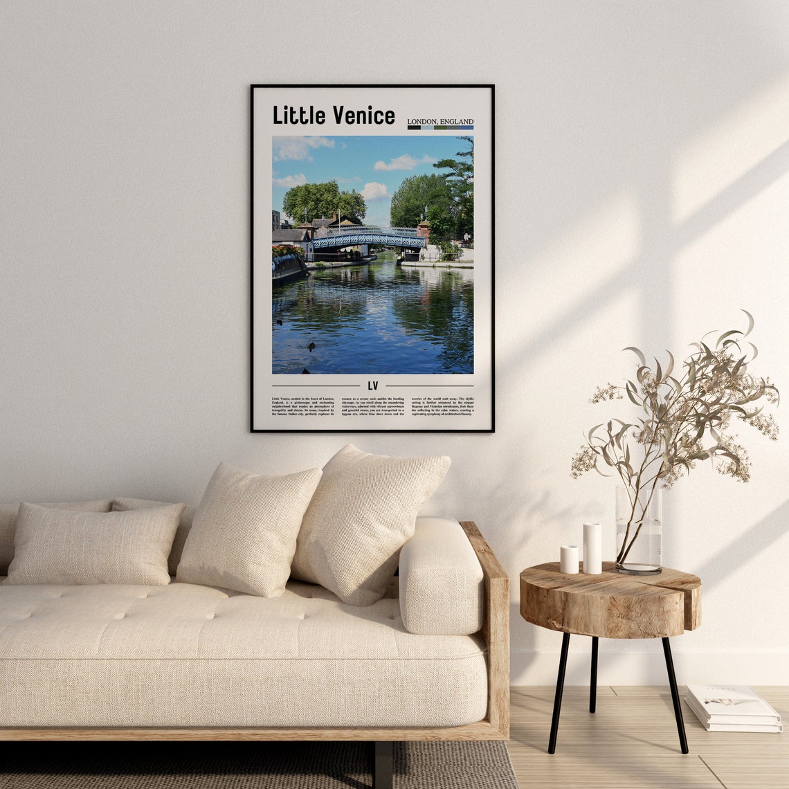 Little Venice Poster Little Venice Print Little Venice Wall Art Europe Photo Europe Poster Europe Print Travel Poster - Image 2