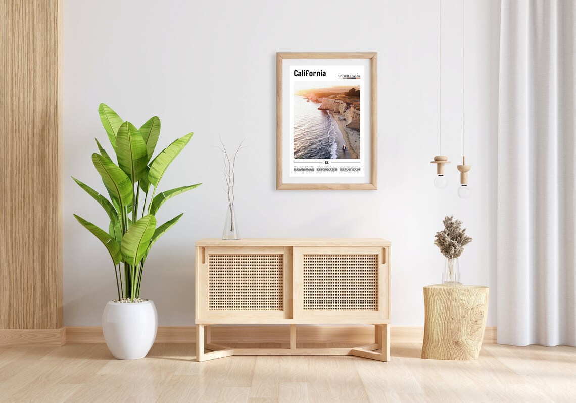 California Minimal Travel Destination, Poster Print - Image 4