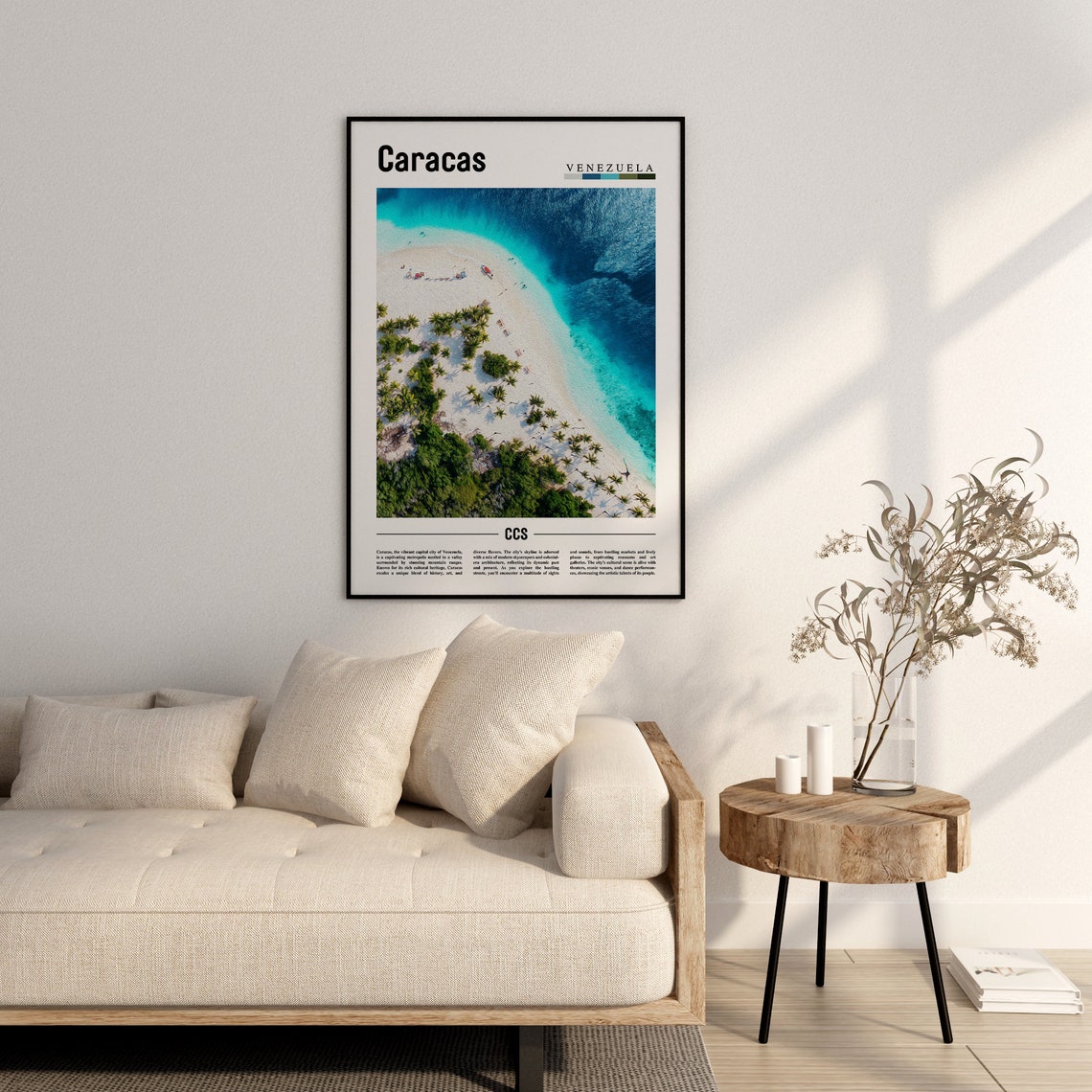 Caracas Poster Caracas Print Caracas Wall Art South America Poster South America Print Travel Poster - Image 2