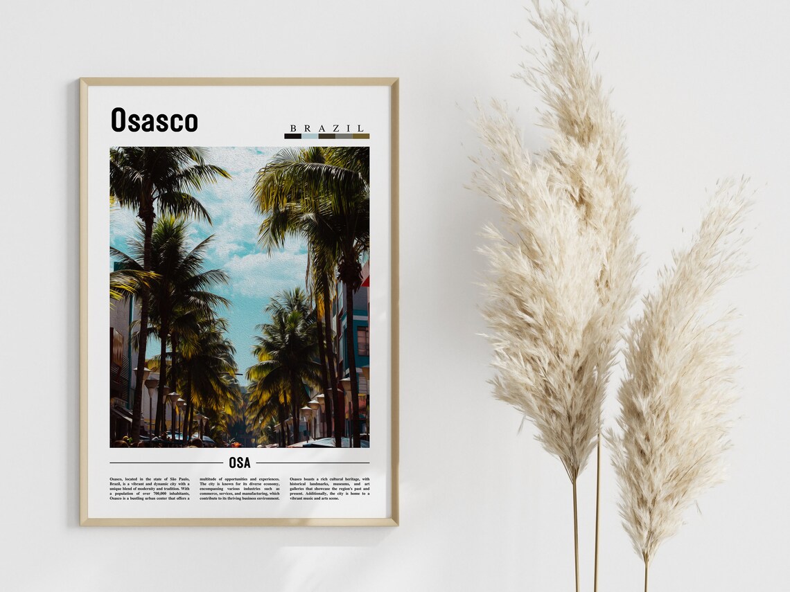 Osasco Travel Poster, South America Place - Image 4