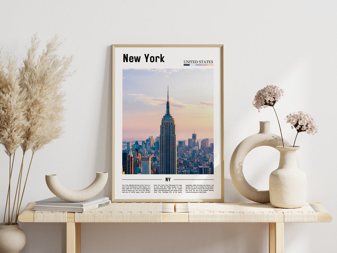 New York Poster New York Print New York Wall Art United States Photo United States Poster United States Print Travel Poster - Image 6