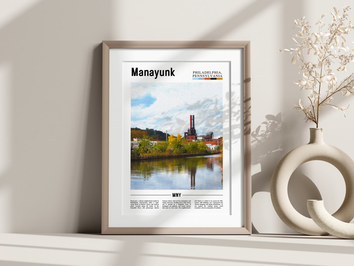 Manayunk Poster Manayunk Print Manayunk Wall Art United States Photo United States Poster United States Print - Image 3