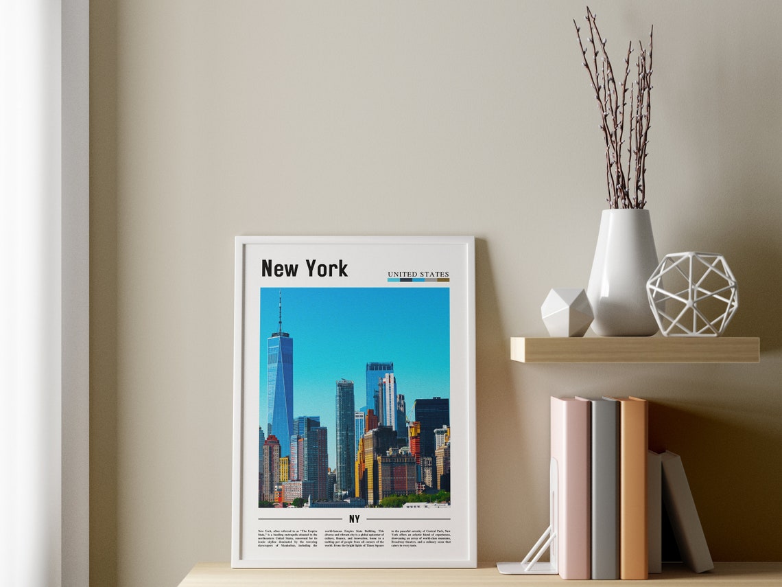 New York Poster New York Print New York Wall Art Ny Photo Ny Poster Ny Print New York Photo Travel Poster - Image 3