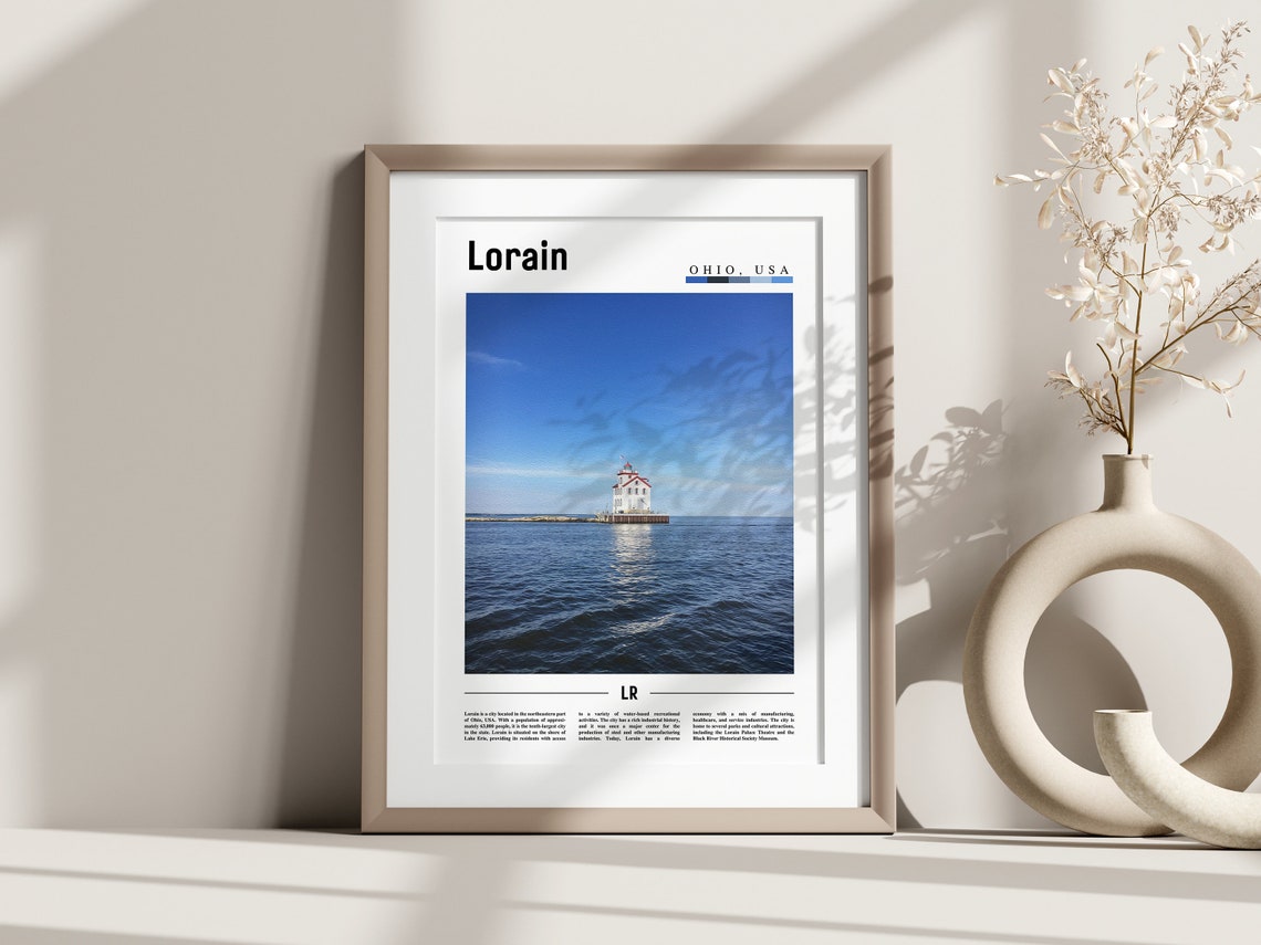 Lorain Poster Lorain Print Lorain Wall Art United States Photo United States Poster United States Print - Image 3