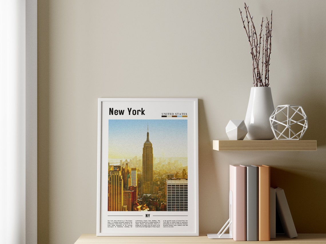 New York Poster New York Print New York Wall Art Ny Photo Ny Poster Ny Print New York Photo Travel Poster - Image 3