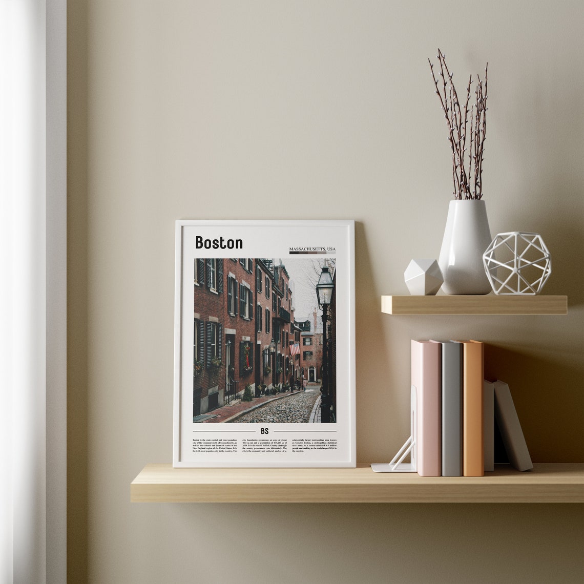 Boston Print Boston Poster Boston Wall Art United States Photo United States Poster United States Print Travel Poster - Image 2