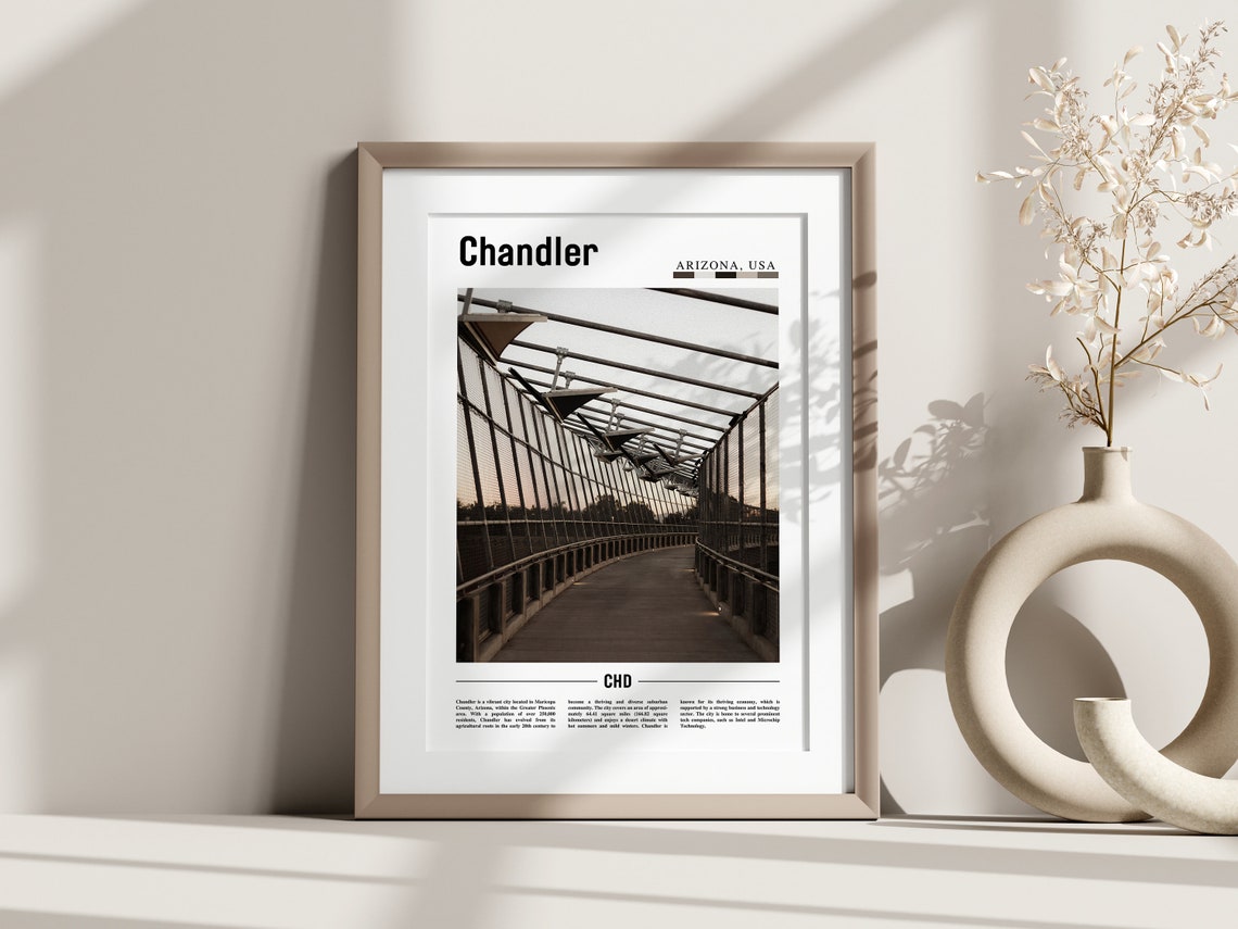 Chandler Poster Chandler Print Chandler Wall Art United States Photo United States Poster United States Print - Image 2