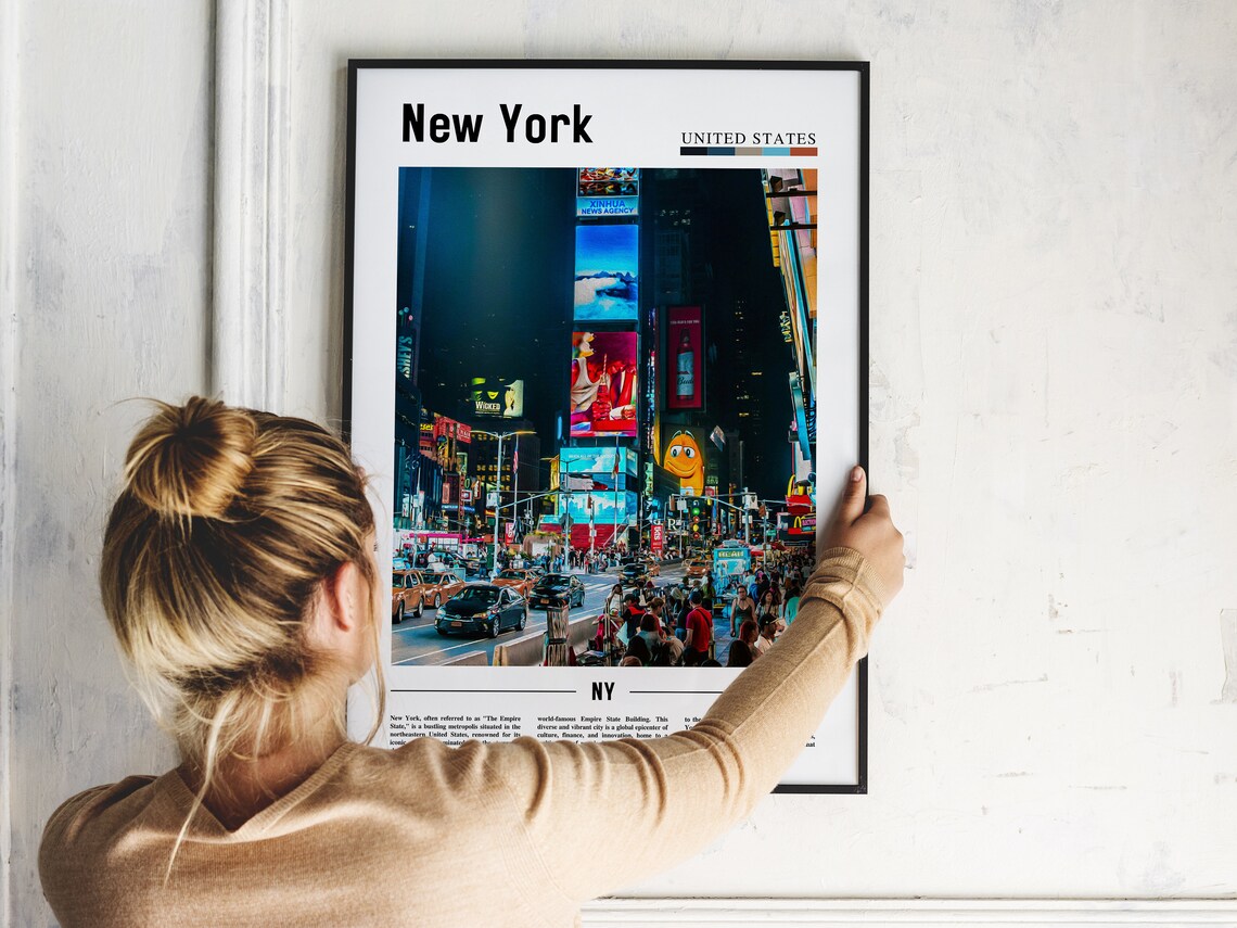 New York Travel Poster, City Wall Art Print - Image 5