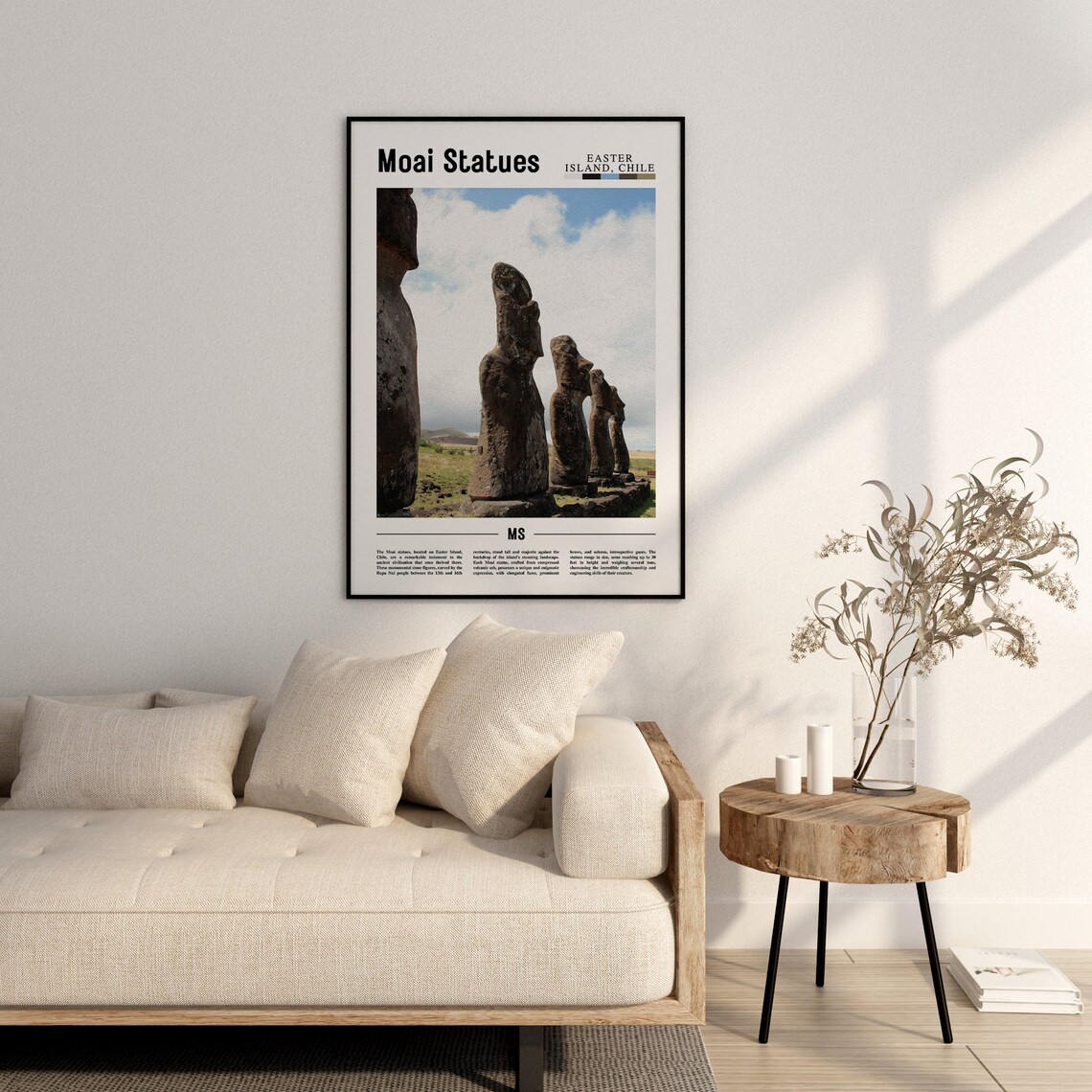 Moai Statues Travel Poster, South America - Image 2