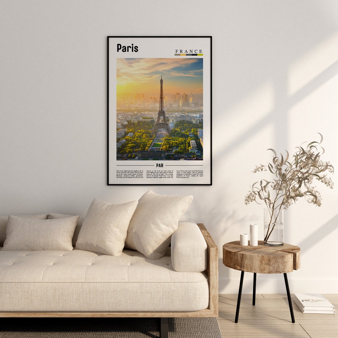 Paris Print Paris Poster Paris Wall Art Oil Painting Poster Colorful City Print City Artwork Travel Artwork Travel Wall Art - Image 3