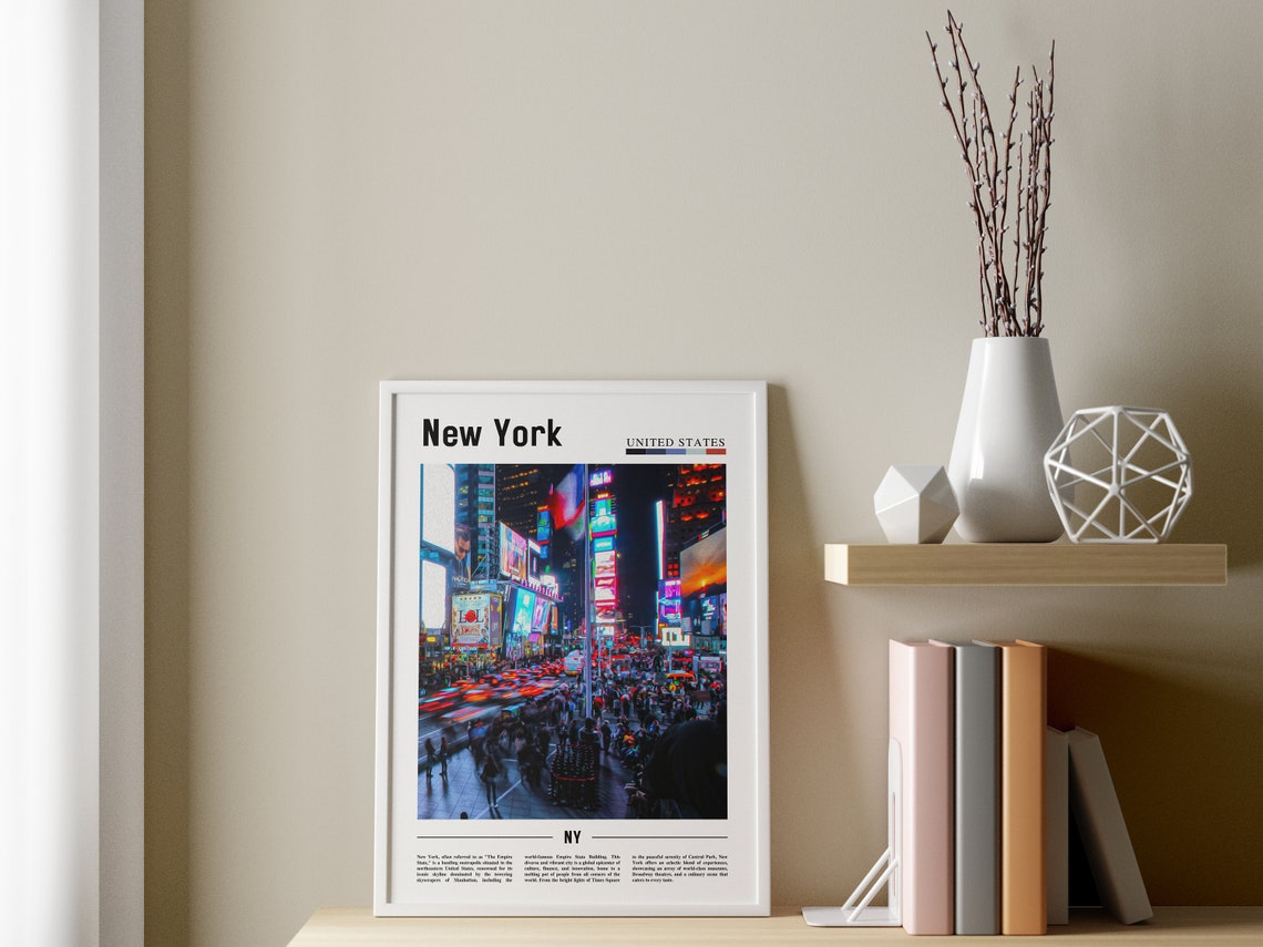 New York Poster New York Print New York Wall Art Ny Photo Ny Poster Ny Print New York Photo Travel Poster - Image 3