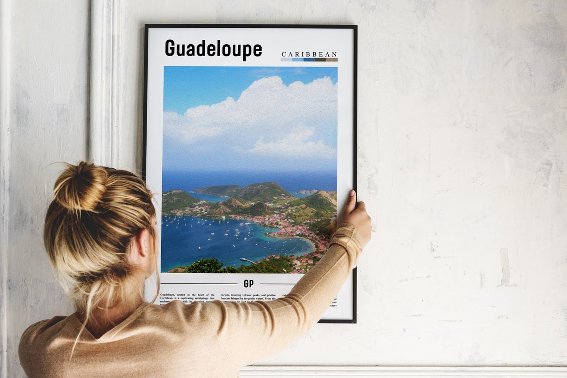 Guadeloupe Poster Guadeloupe Print Guadeloupe Wall Art Caribbean Photo Caribbean Poster Caribbean Print Travel Poster - Image 5