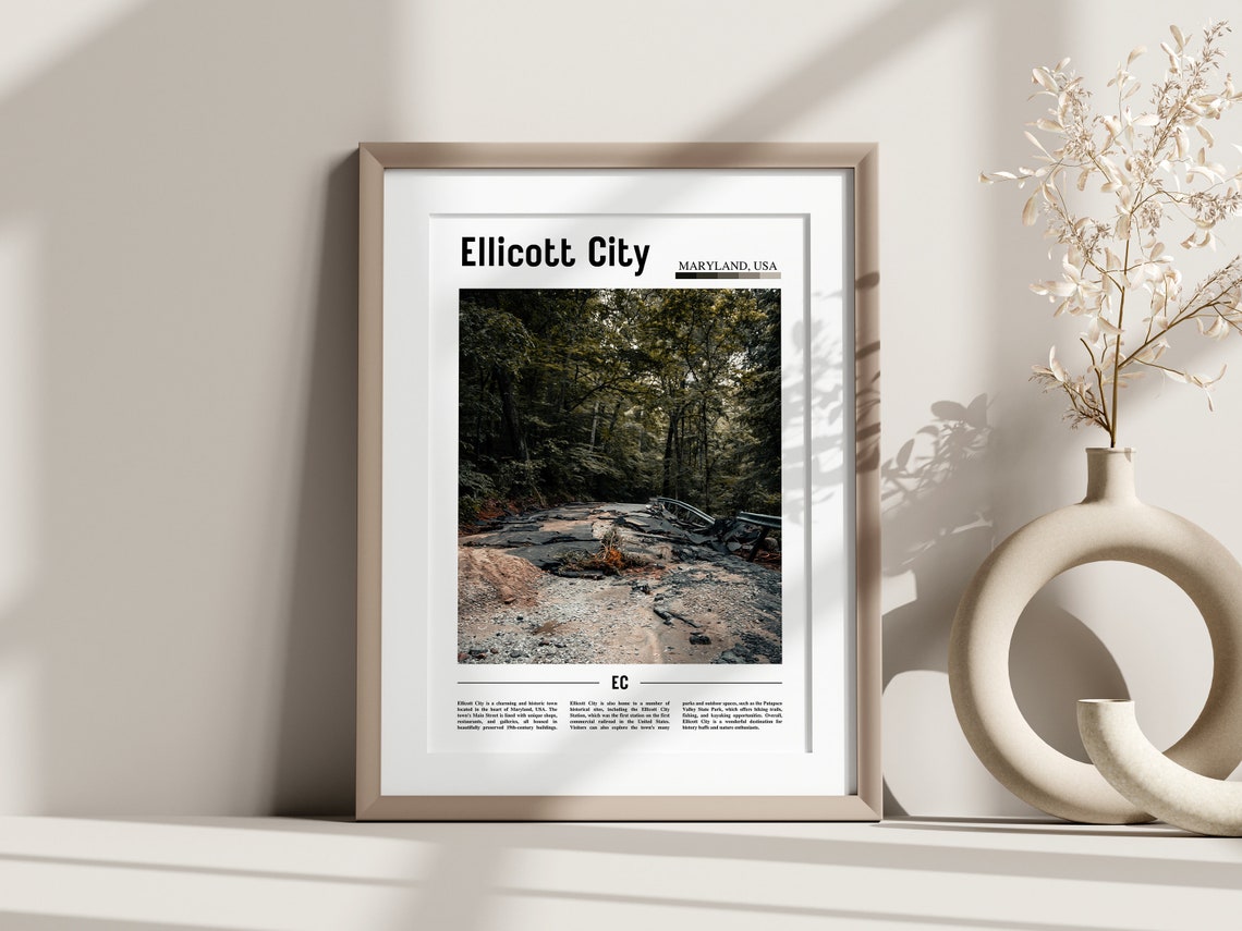 Ellicott City Poster Ellicott City Print Ellicott City Wall Art United States Photo United States Poster United States Print - Image 2