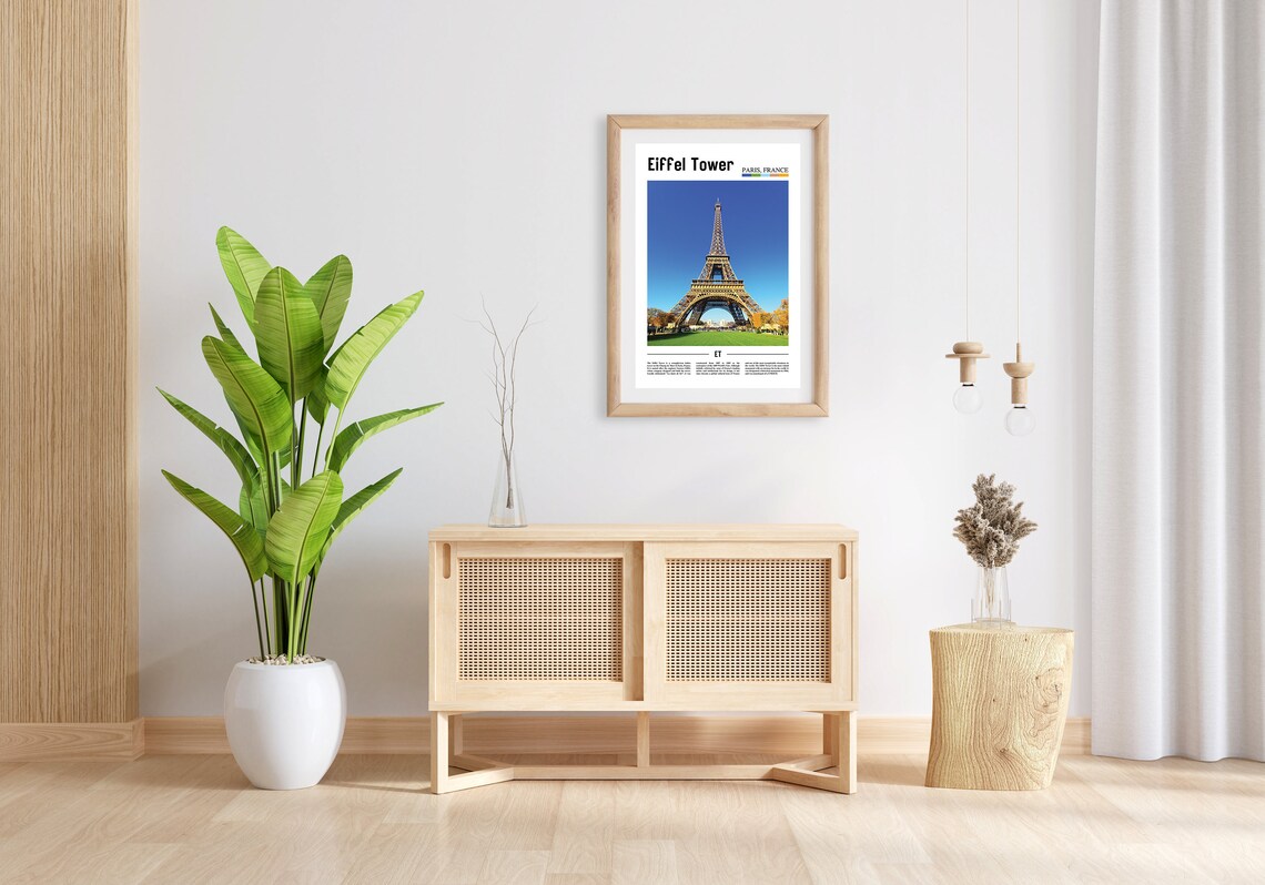 Eiffel Tower Oil Painting, Travel Artwork - Image 5