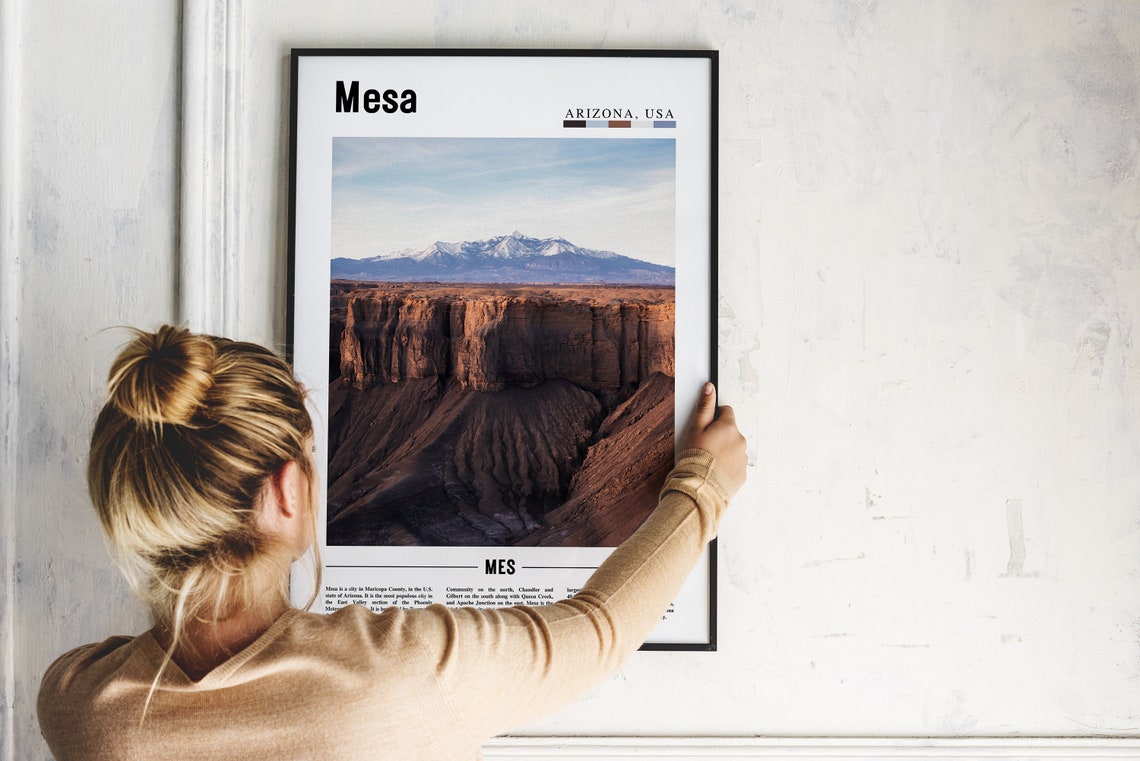 Mesa Poster Mesa Print Mesa Wall Art Mesa Photo United States Photo United States Poster United States Print - Image 4