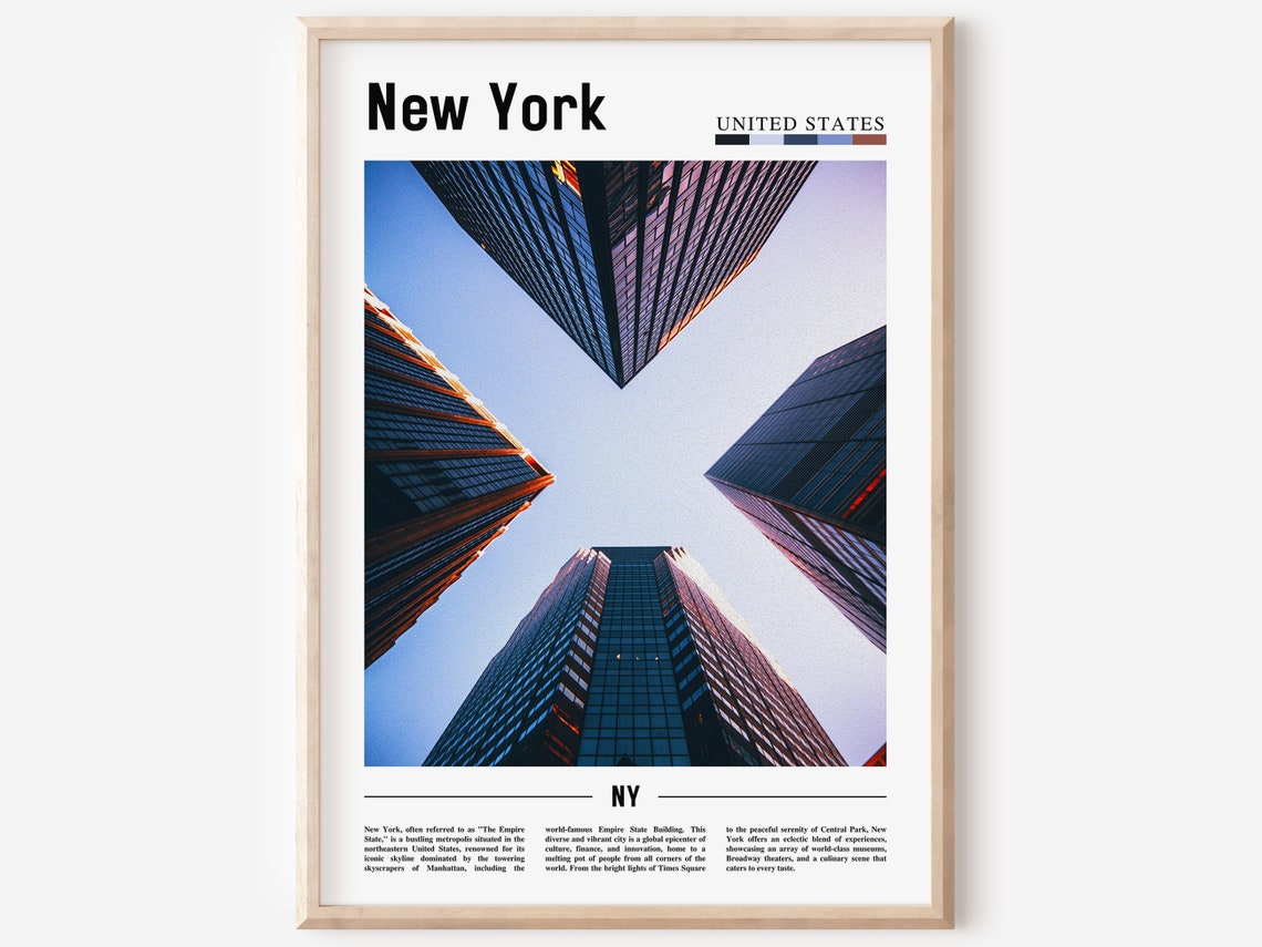 New York Poster New York Print New York Wall Art Ny Photo Ny Poster Ny Print New York Photo Travel Poster