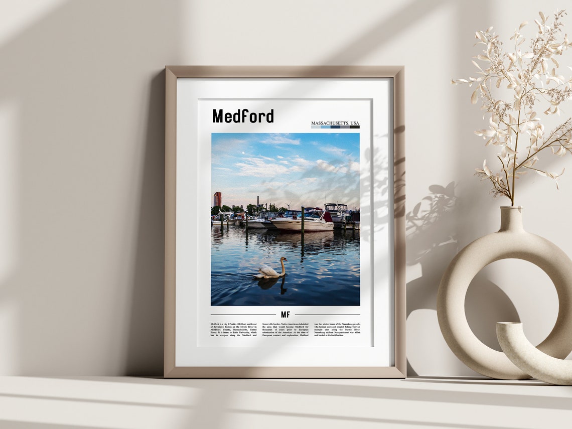 Medford Poster Medford Print Medford Wall Art United States Photo United States Poster United States Print - Image 2