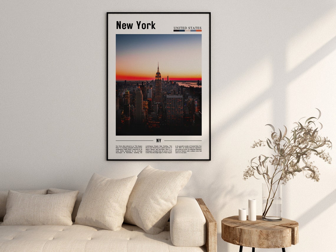 New York Poster New York Print New York Wall Art Ny Photo Ny Poster Ny Print New York Photo Travel Poster - Image 2