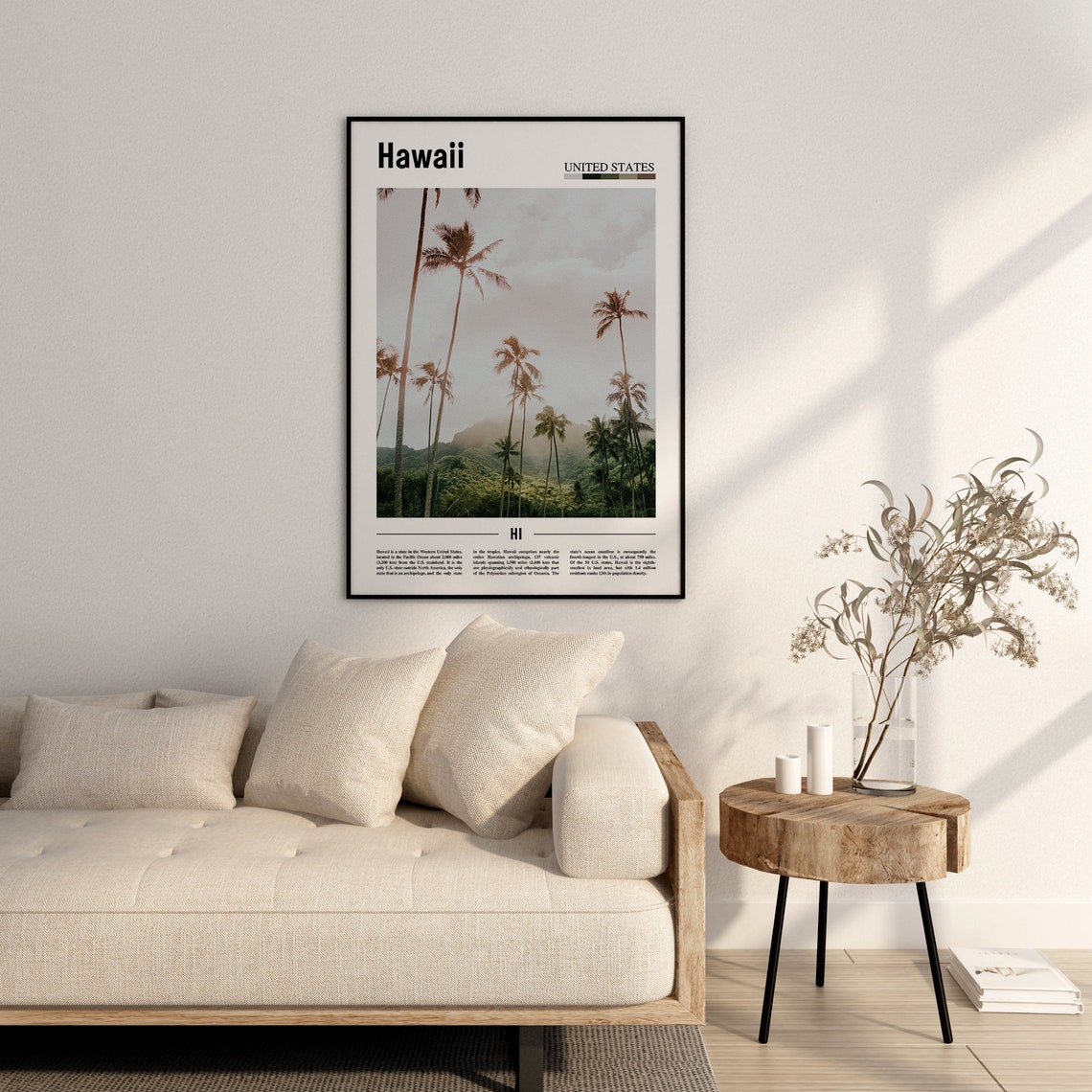 Hawaii Poster Hawaii Print Hawaii Wall Art United States Photo United States Poster United States Print Travel Poster - Image 2