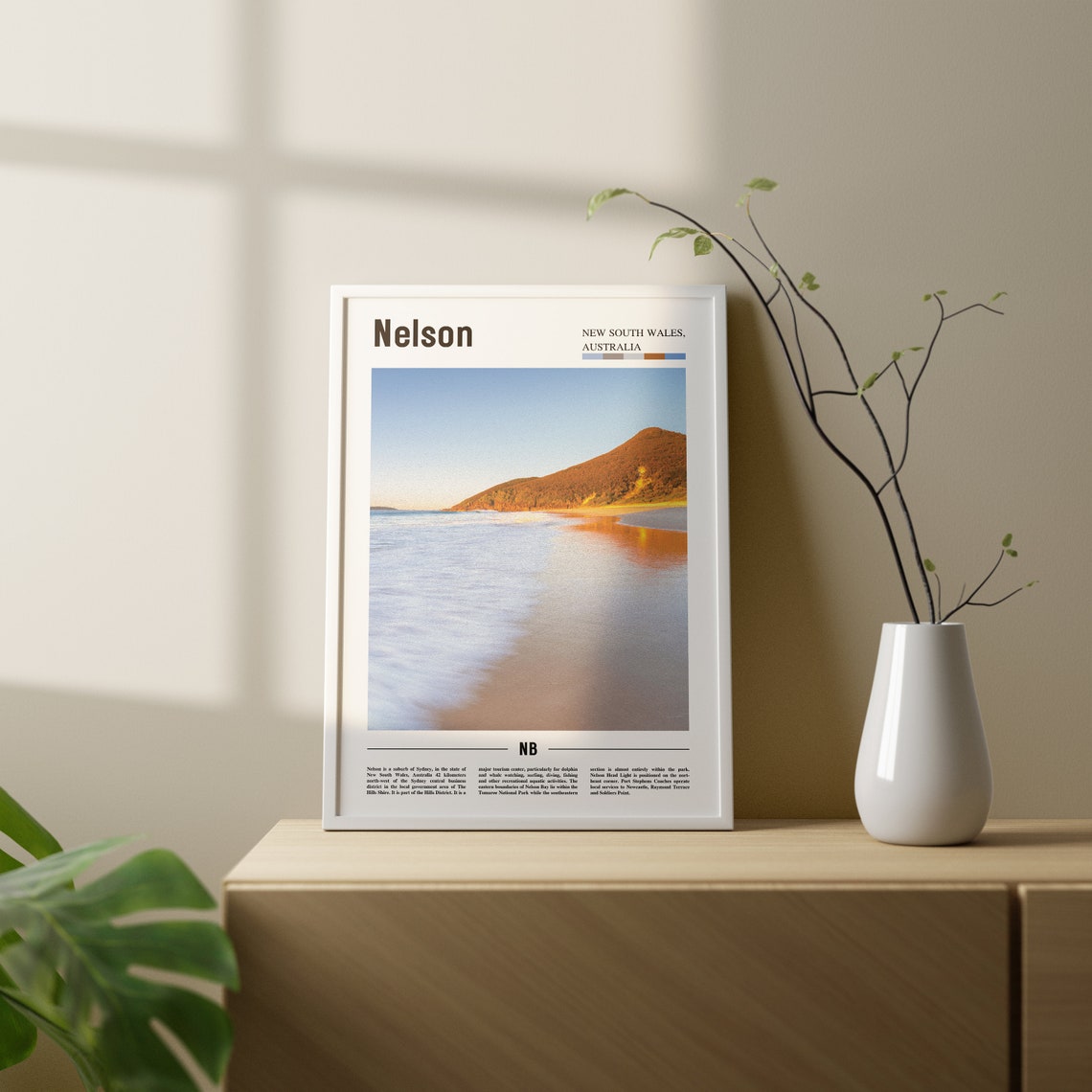 Nelson Colorful City Travel Poster - Image 2