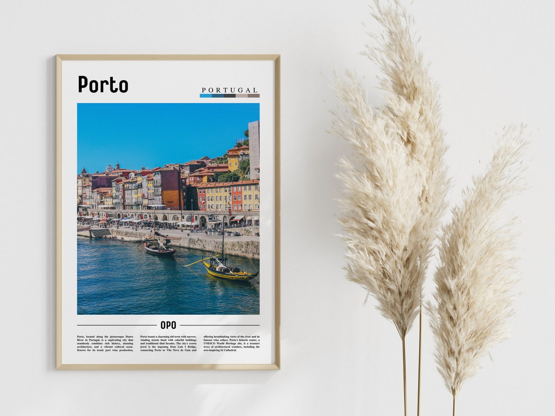 Porto Poster Porto Print Porto Wall Art Europe Photo Europe Poster Europe Print Travel Poster - Image 4