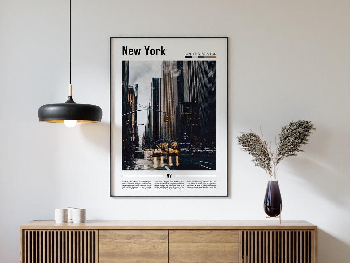 New York Poster New York Print New York Wall Art Ny Photo Ny Poster Ny Print New York Photo Travel Poster - Image 4