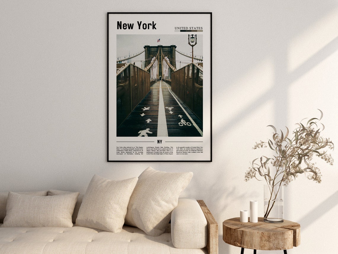 New York Poster New York Print New York Wall Art Ny Photo Ny Poster Ny Print New York Photo Travel Poster - Image 2