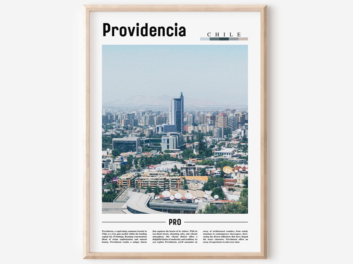 Providencia Travel Poster, South America
