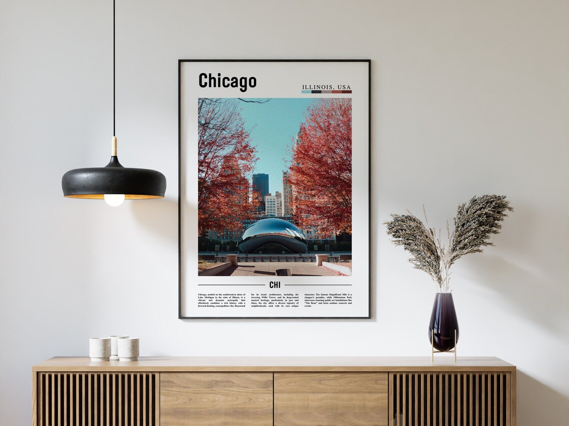 Chicago Travel Poster, United States Photo - Image 4