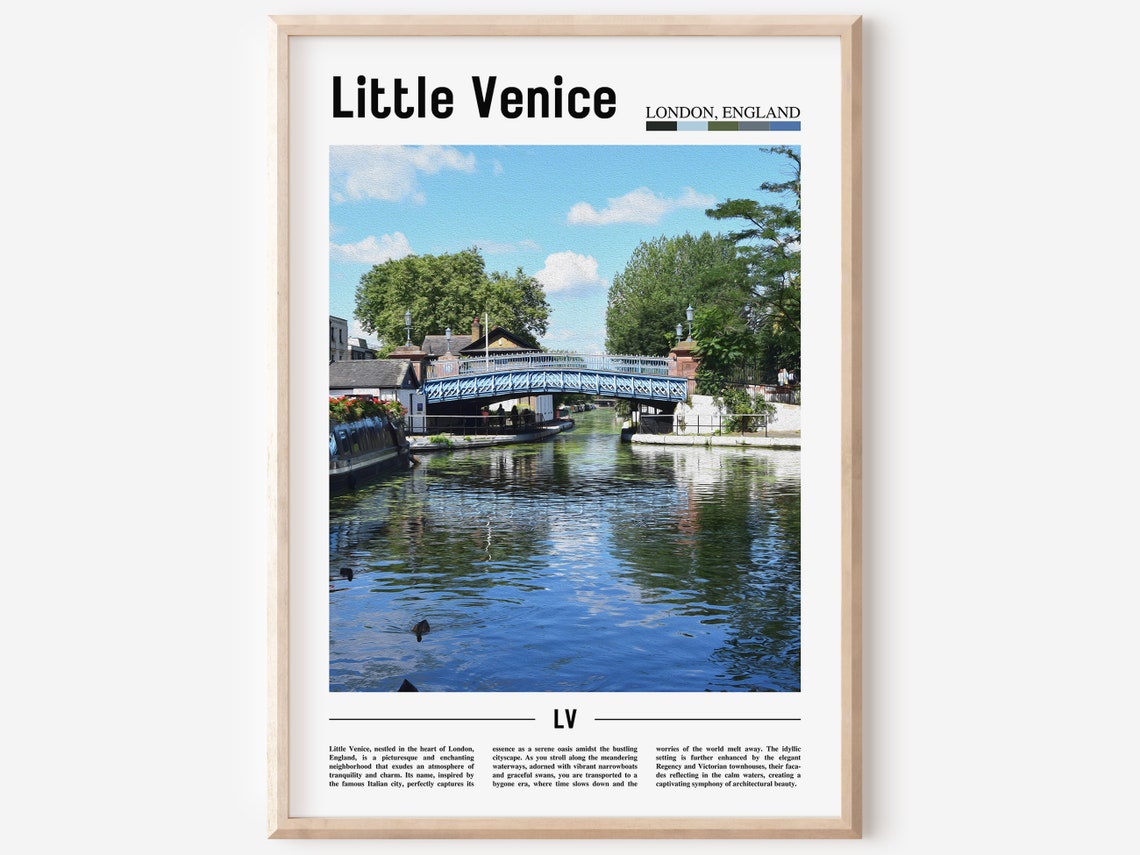 Little Venice Poster Little Venice Print Little Venice Wall Art Europe Photo Europe Poster Europe Print Travel Poster