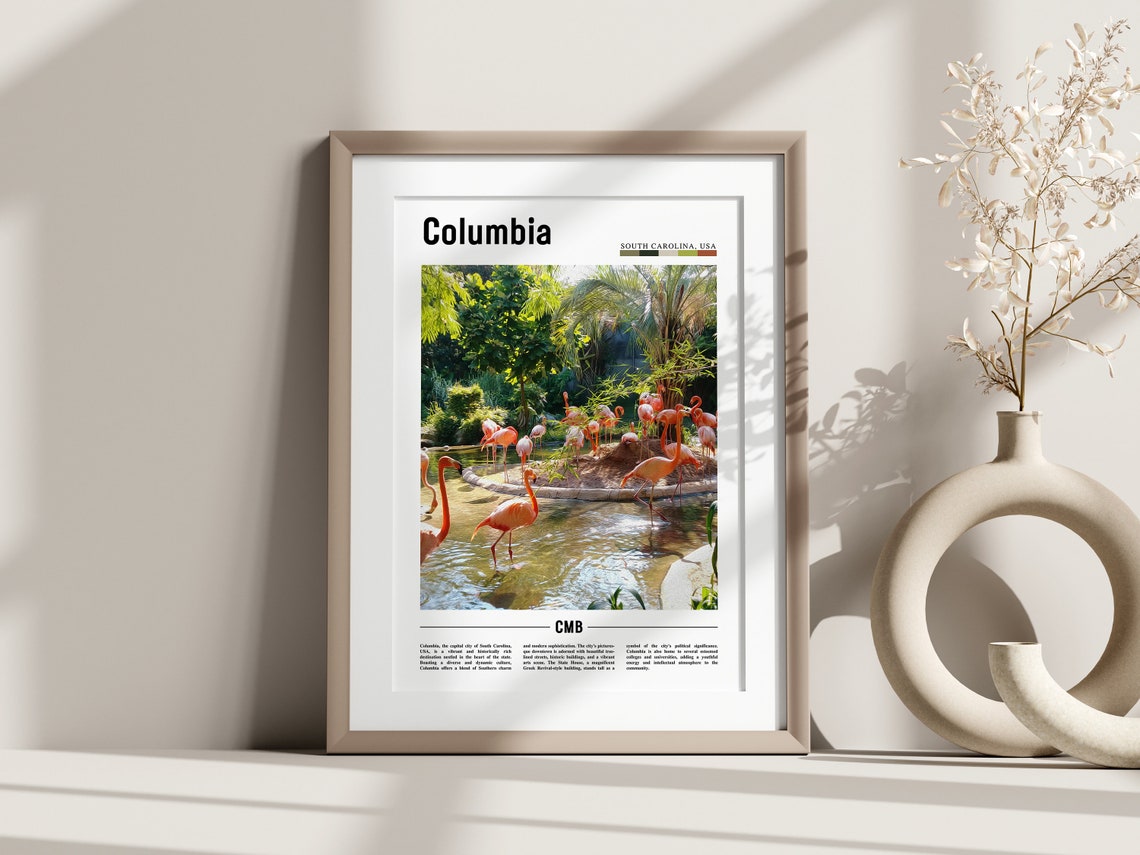 Columbia Poster Columbia Print Columbia Wall Art United States Photo United States Poster United States Print - Image 3