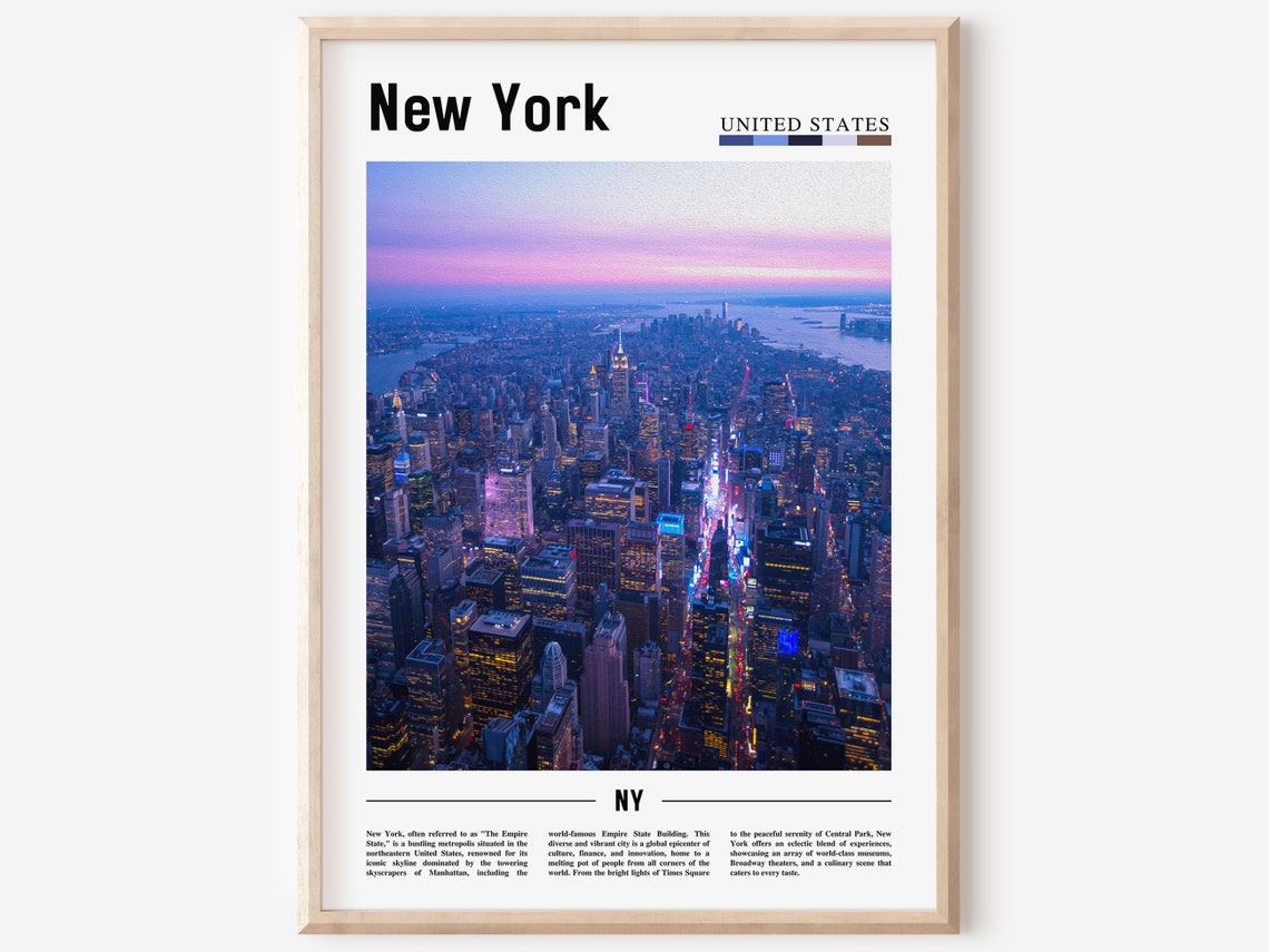 New York Poster New York Print New York Wall Art Ny Photo Ny Poster Ny Print New York Photo Travel Poster