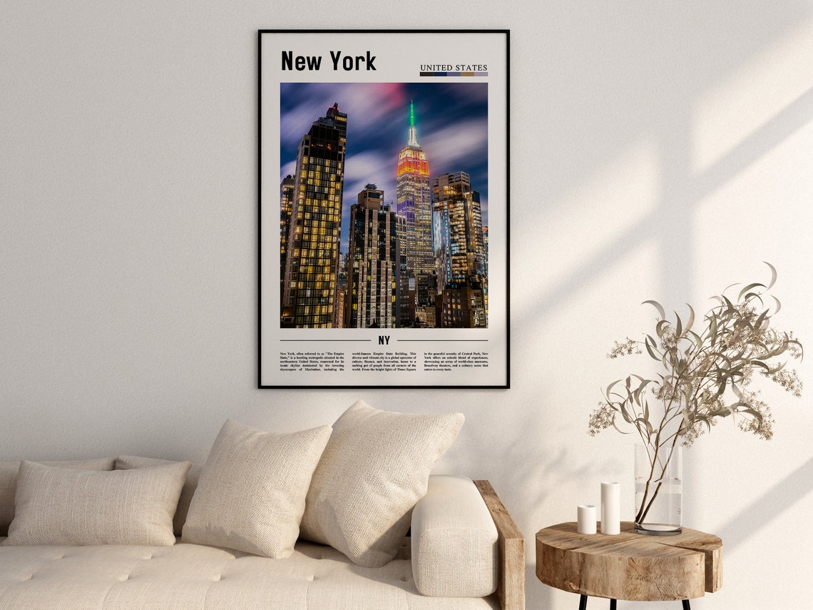 New York Poster New York Print New York Wall Art Ny Photo Ny Poster Ny Print New York Photo Travel Poster - Image 2