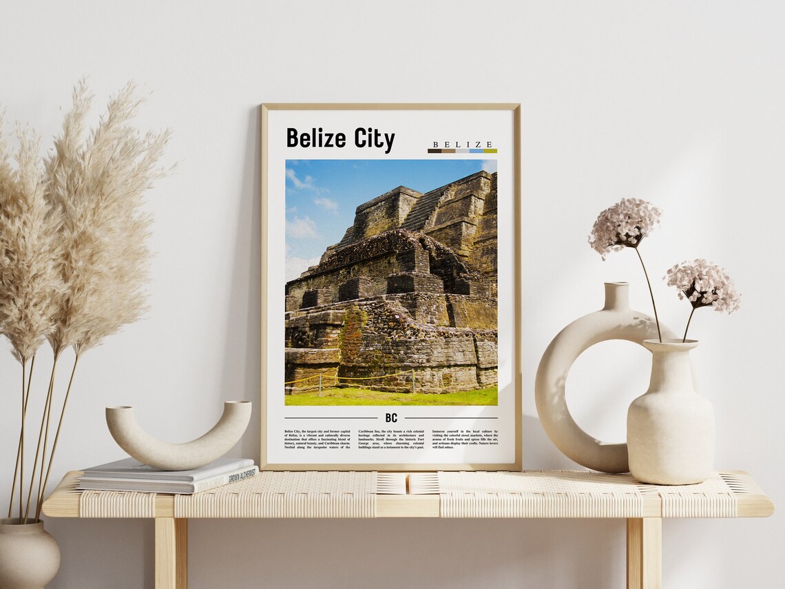 Belize City Travel Poster, Central America - Image 6