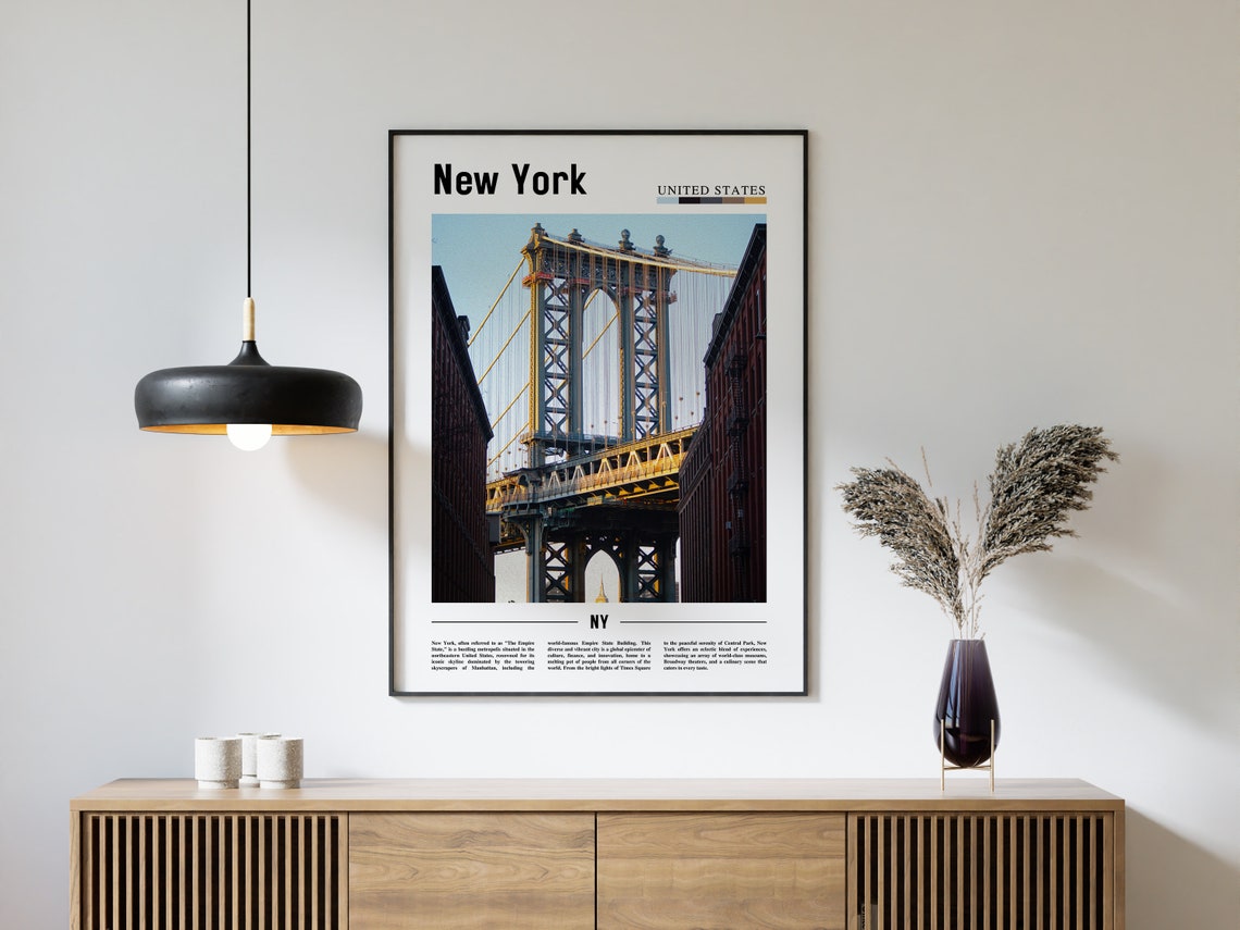 New York Poster New York Print New York Wall Art Ny Photo Ny Poster Ny Print New York Photo Travel Poster - Image 4