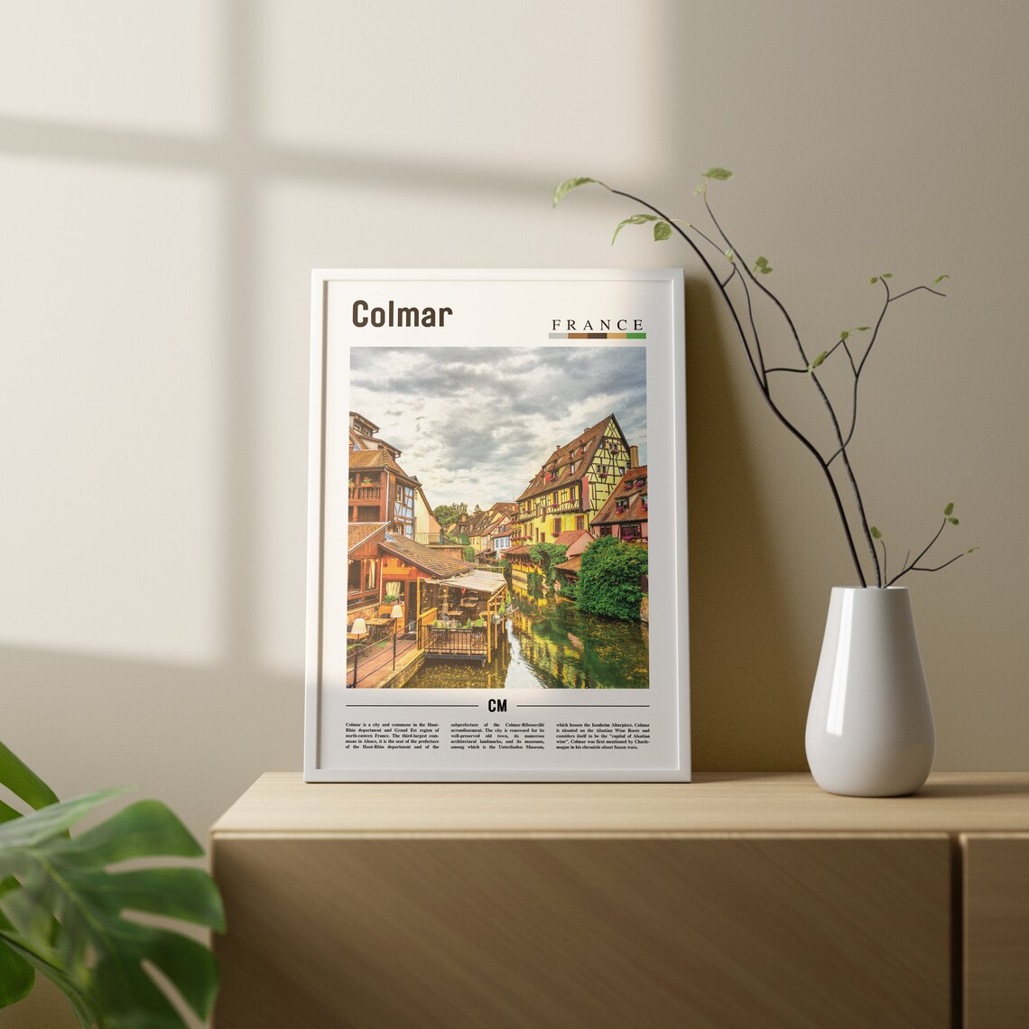 Colmar Travel Poster, Colorful City Artwork - Image 2