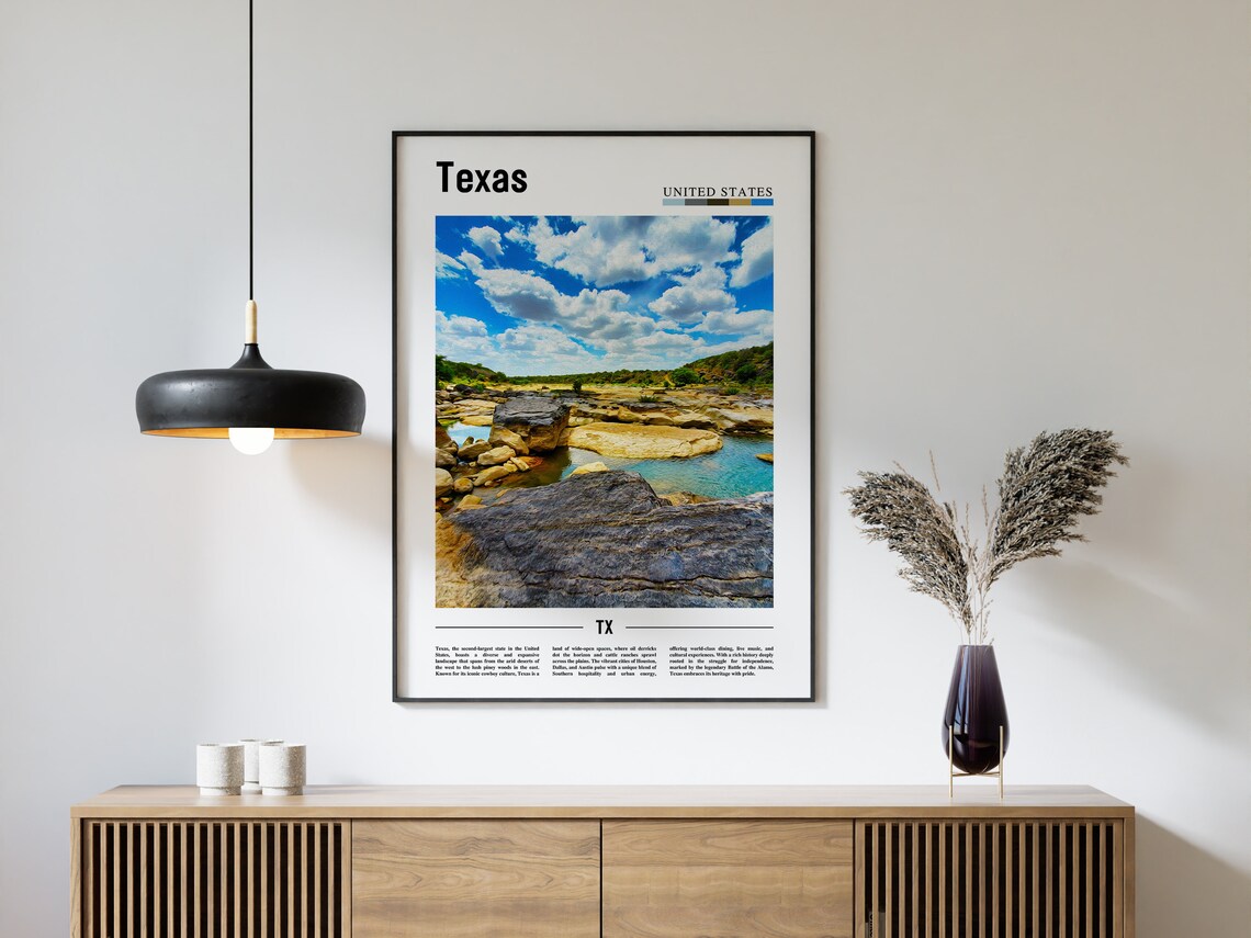 Texas Travel Poster, United States Photo - Image 4
