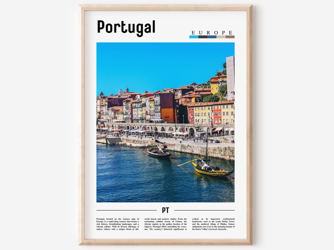 Portugal Poster Portugal Print Portugal Wall Art Europe Photo Europe Poster Europe Print Travel Poster