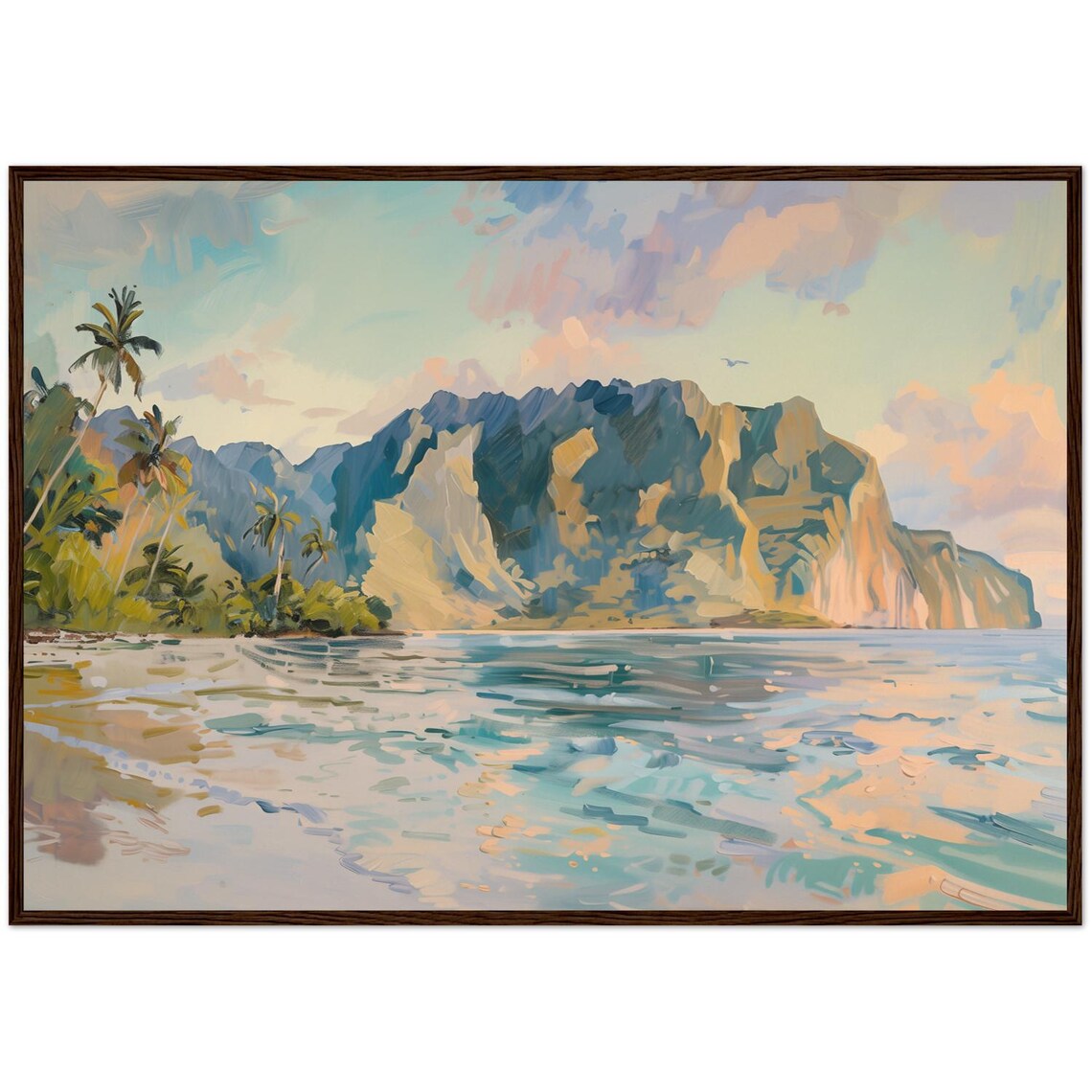 Hawaii North Shore Art Print, Warm Decor
