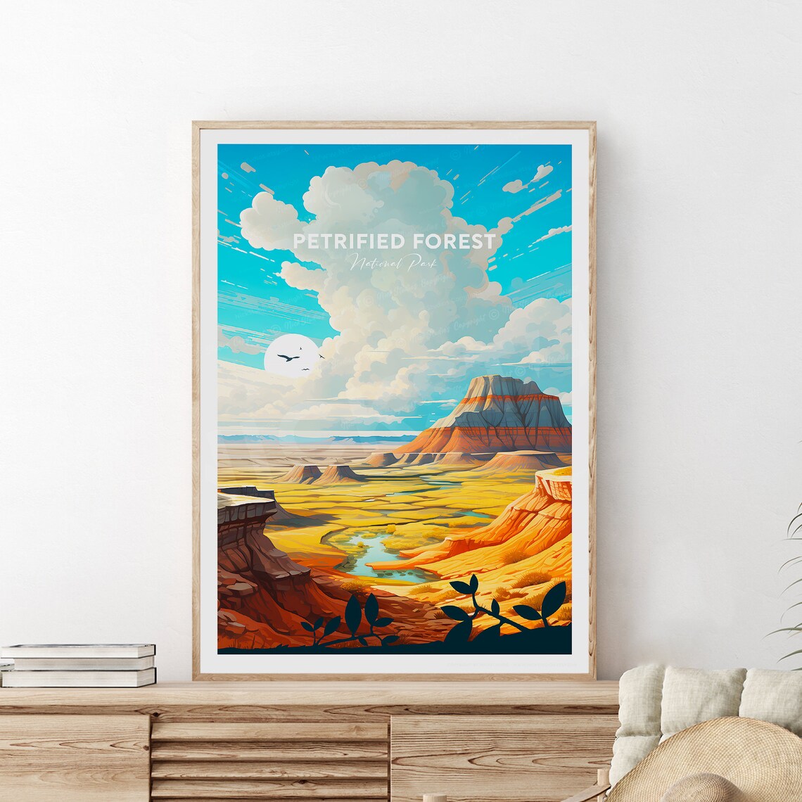 Petrified Forest National Park Painted Desert Canyon Vista Poster