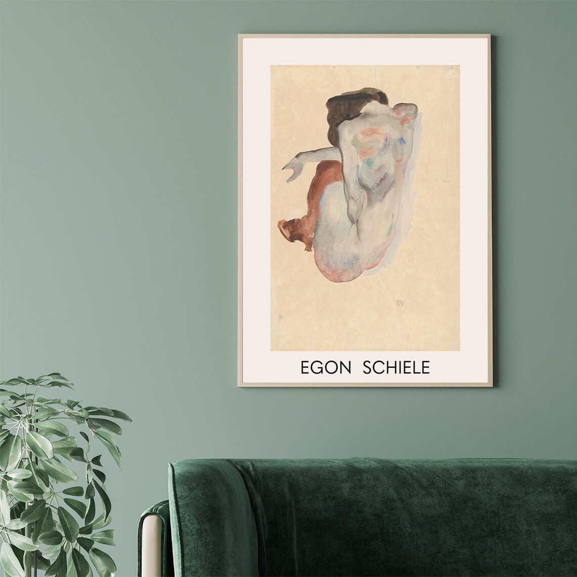 Egon Schiele Exhibition Poster, Museum Art Print - Image 3