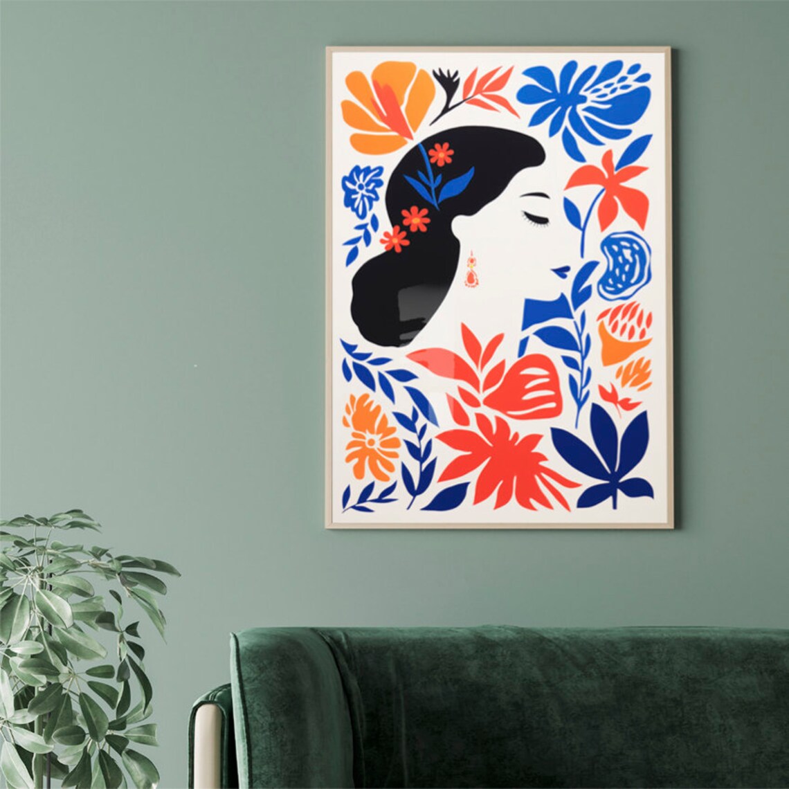 Matisse Floral Harmony Poster Art Print - Image 3